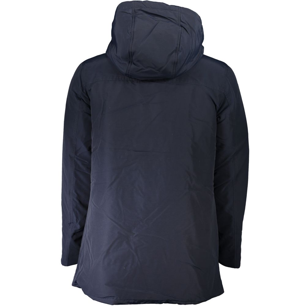 Woolrich Blue Cotton Men Jacket Woolrich