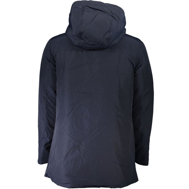 Woolrich Blue Cotton Men Jacket Woolrich