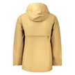 K-WAY Brown Wool Men's Trench Coat K-WAY
