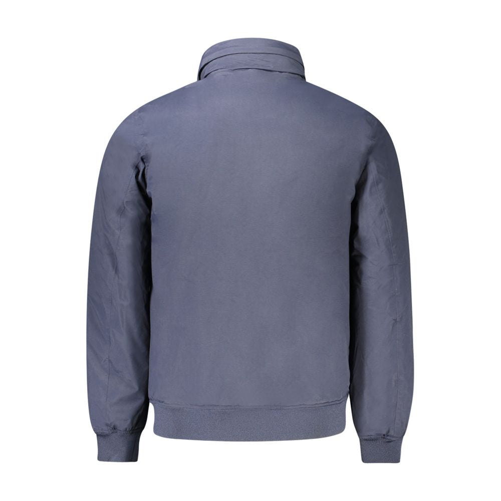 K-WAY Blue Polyamide Men Jacket K-WAY