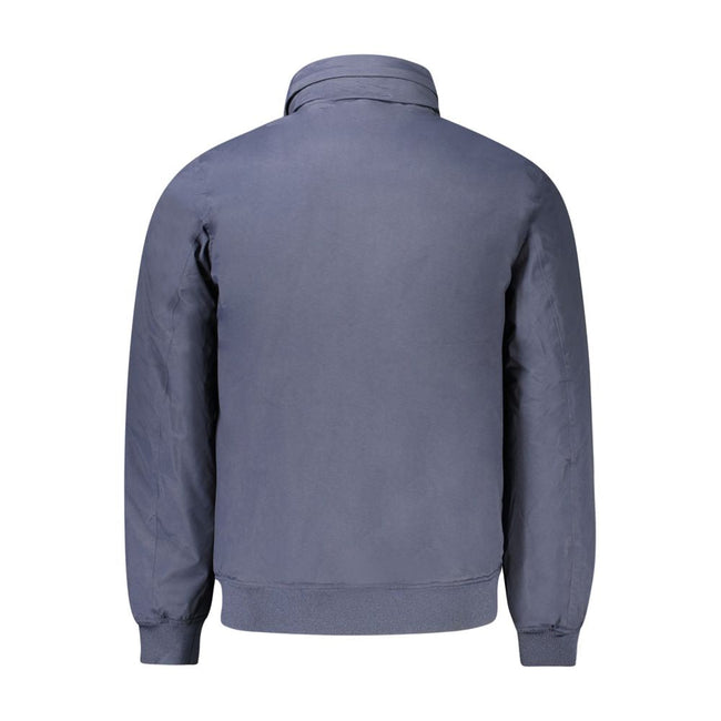 K-WAY Blue Polyamide Men Jacket K-WAY
