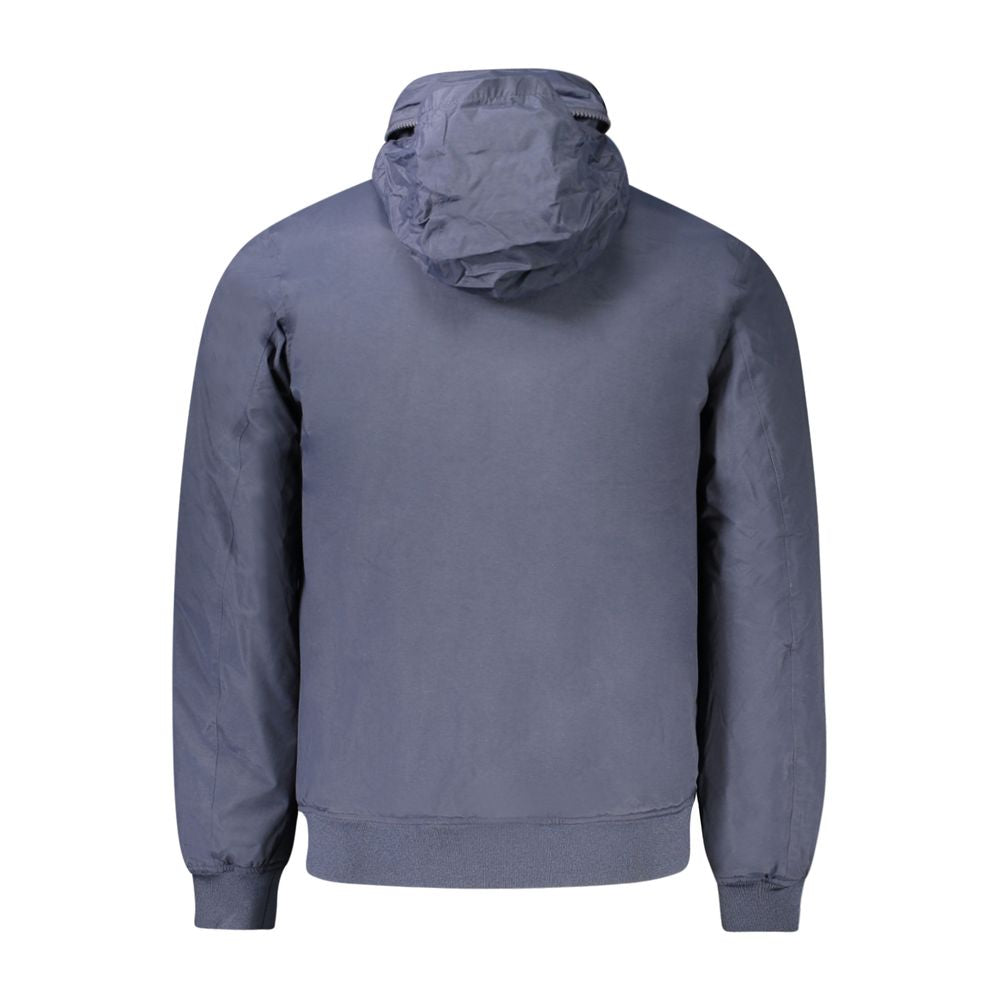 K-WAY Blue Polyamide Men Jacket K-WAY