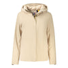 K-WAY Beige Polyester Jackets & Coat K-WAY