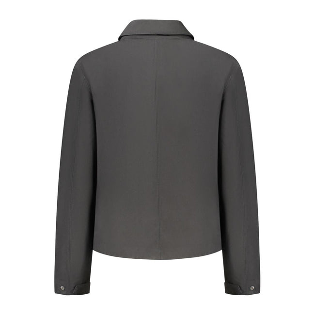 K-WAY Black Polyester Jackets & Coat K-WAY