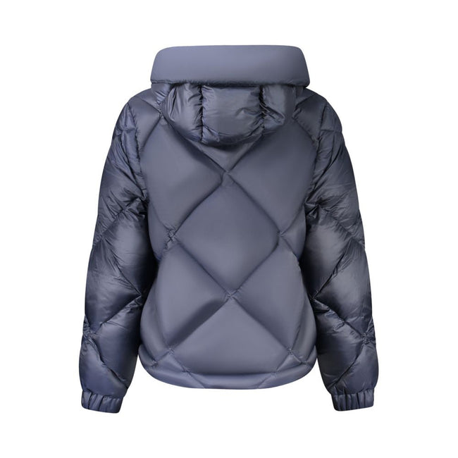 K-WAY Blue Polyester Jackets & Coat K-WAY
