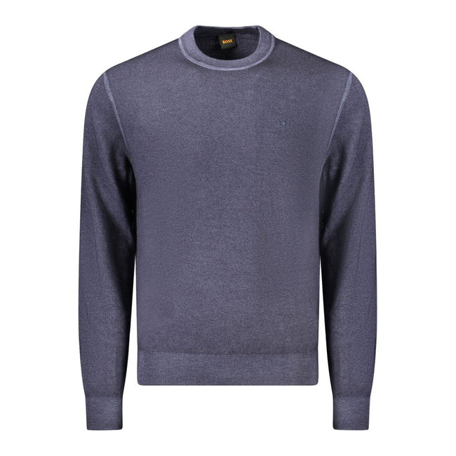 Hugo Boss Blue Wool Sweater Hugo Boss