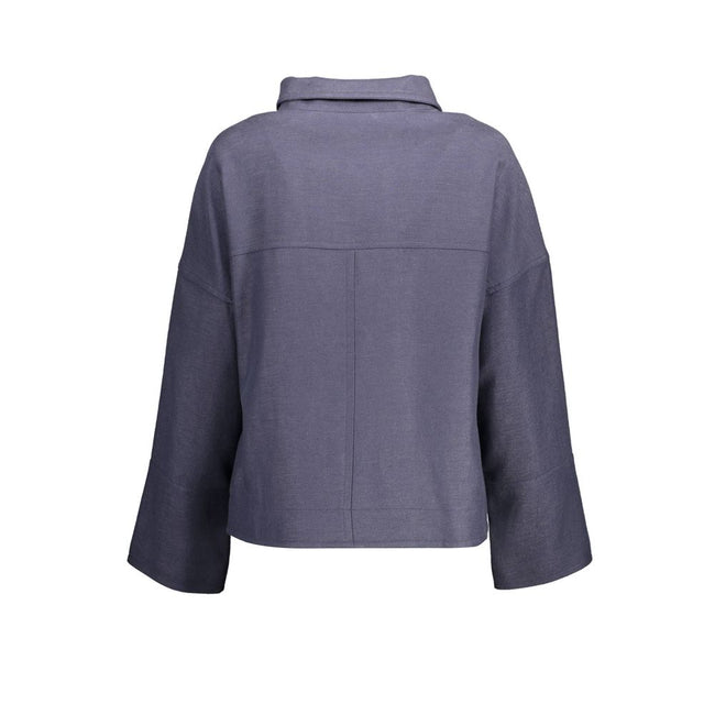 Gant Blue Cotton Jackets & Coat Gant