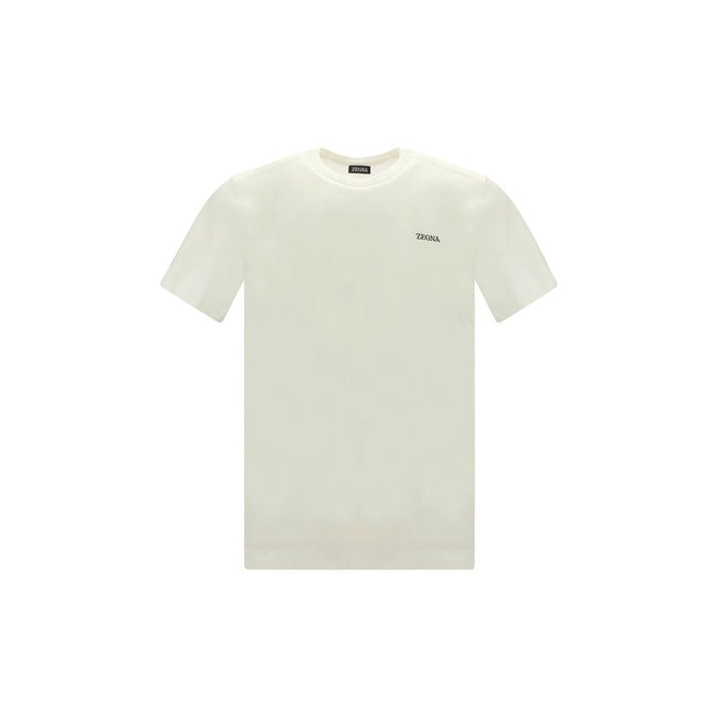 ZEGNA White Cotton T-Shirt ZEGNA