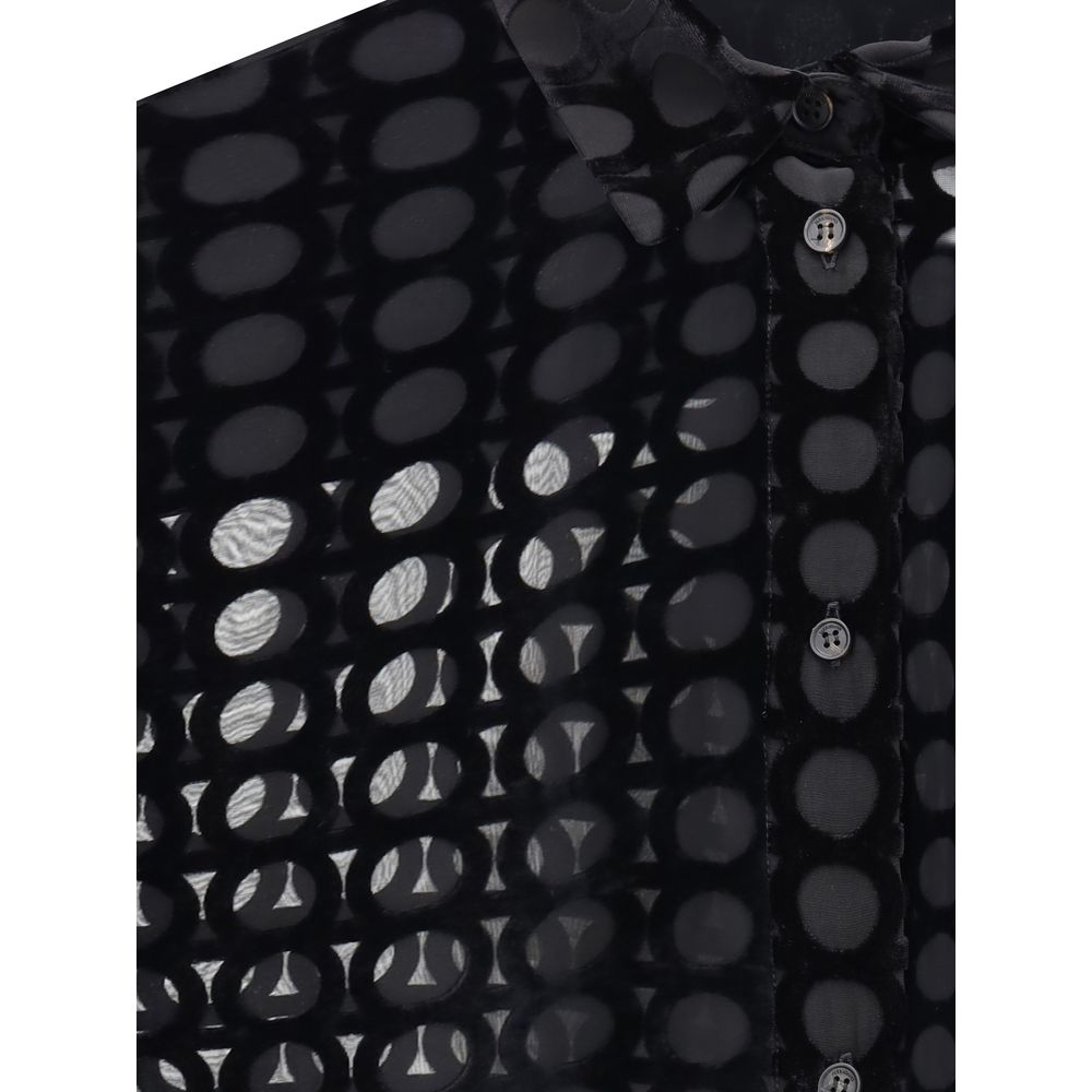 Ferragamo Velvet devoré Shirt Ferragamo
