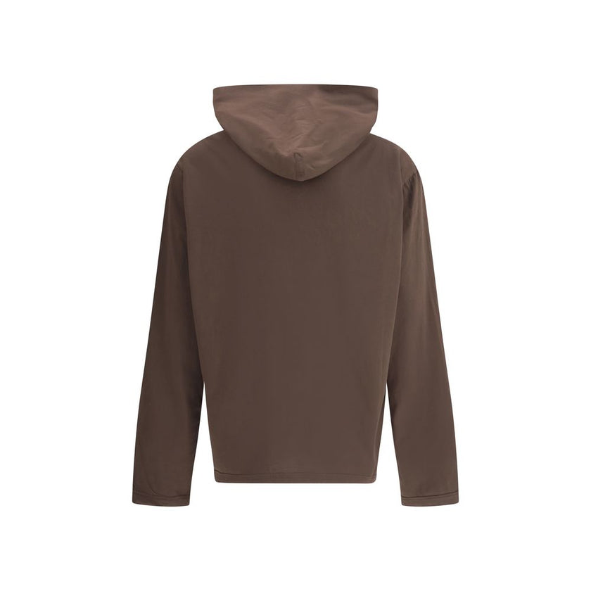 Prada Brown Cotton Sweatshirt Prada