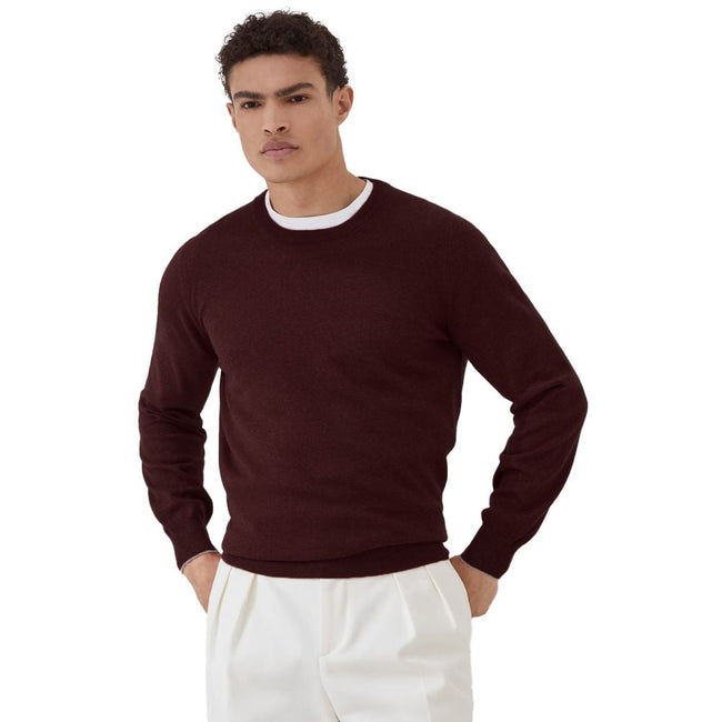 Brunello Cucinelli Red Cashmere Sweater Brunello Cucinelli