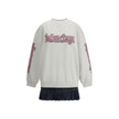 Balenciaga Sweatshirt Dress with logo Balenciaga