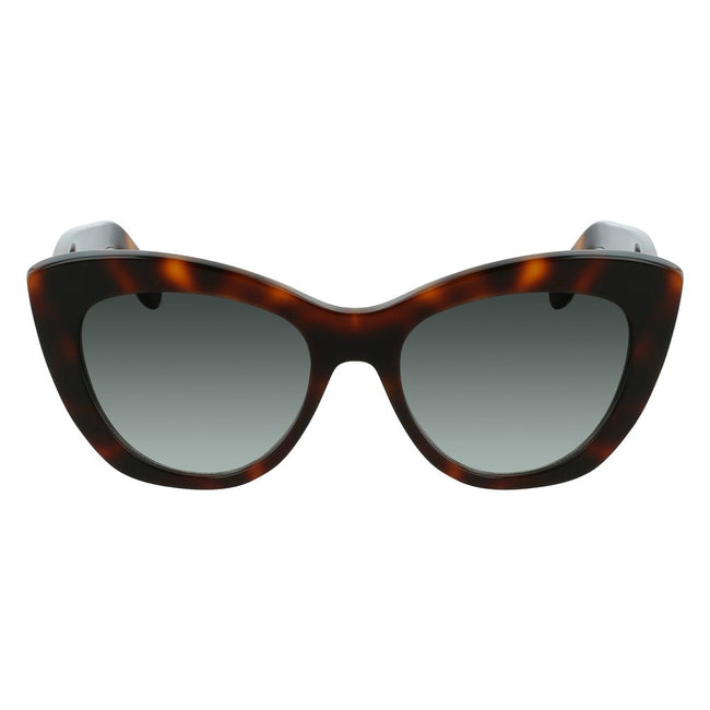 Salvatore Ferragamo Brown Acetate Sunglasses Salvatore Ferragamo