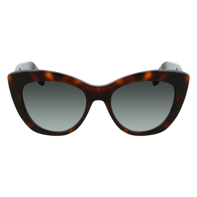 Salvatore Ferragamo Brown Acetate Sunglasses Salvatore Ferragamo