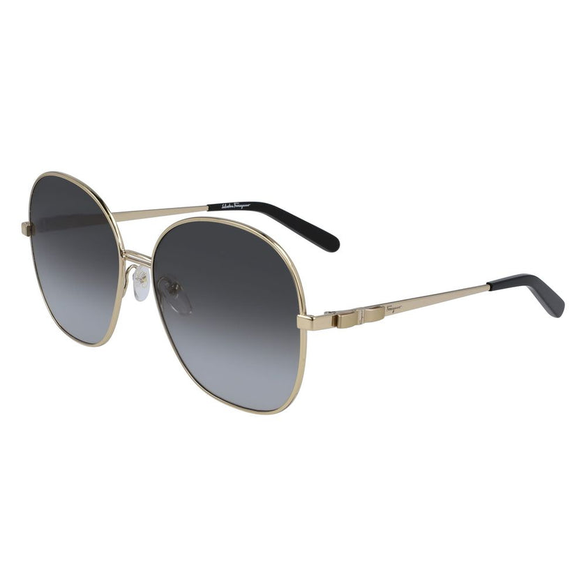 Salvatore Ferragamo Gold Metal Sunglasses Salvatore Ferragamo