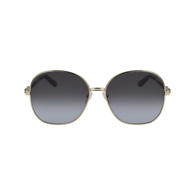 Salvatore Ferragamo Gold Metal Sunglasses Salvatore Ferragamo