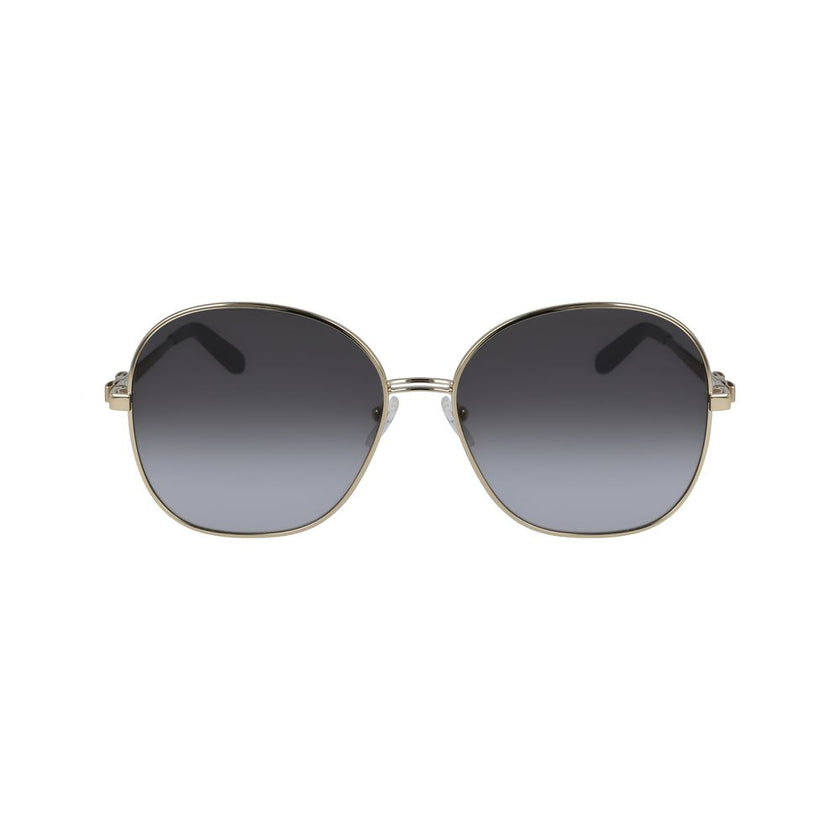 Salvatore Ferragamo Gold Metal Sunglasses Salvatore Ferragamo