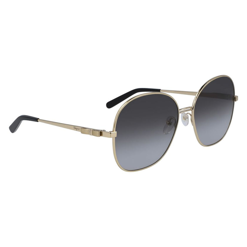 Salvatore Ferragamo Gold Metal Sunglasses Salvatore Ferragamo