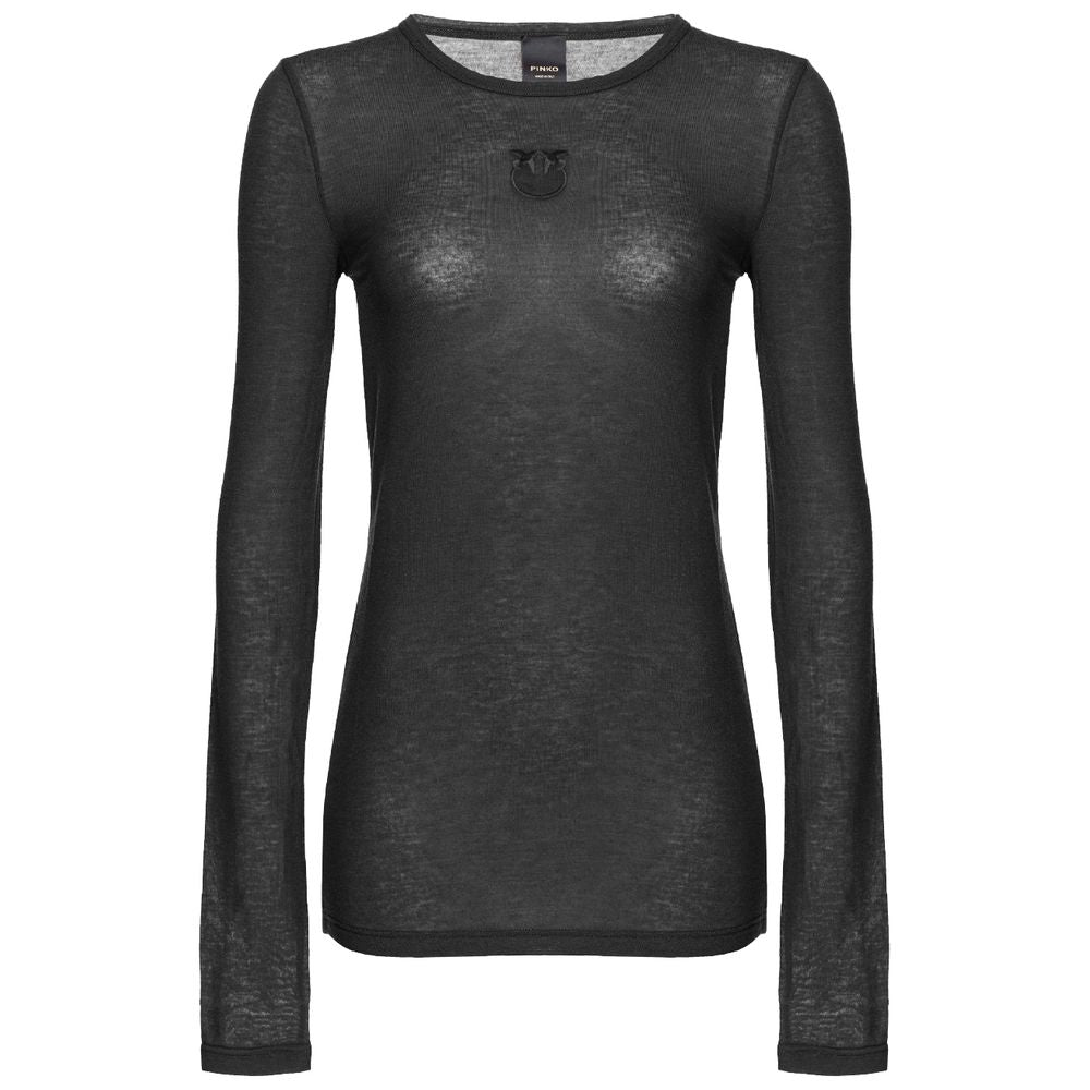 PINKO Black Viscose Sweater PINKO