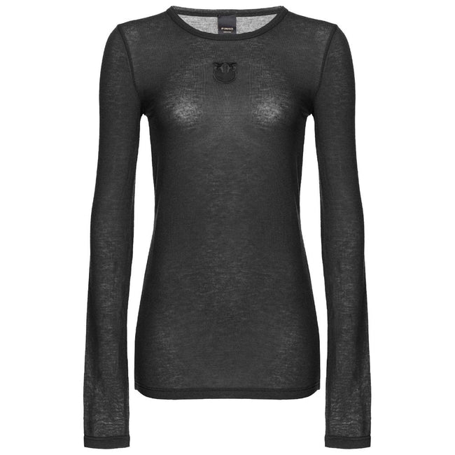 PINKO Black Viscose Sweater PINKO