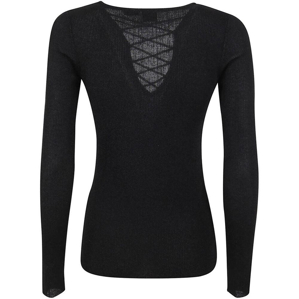 PINKO Black Viscose Sweater PINKO