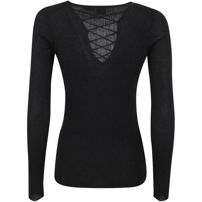 PINKO Black Viscose Sweater PINKO