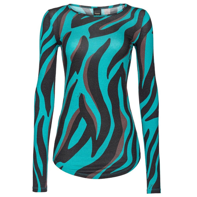 PINKO Green Viscose Sweater PINKO