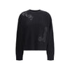 Versace Barocco Leaf Embroidered Sweater Versace