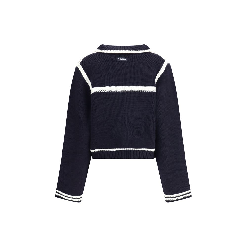 PINKO Cardigan with contrasting profiles PINKO
