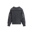 PINKO Rhinestones wool Cardigan PINKO
