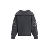 PINKO Rhinestones wool Cardigan PINKO