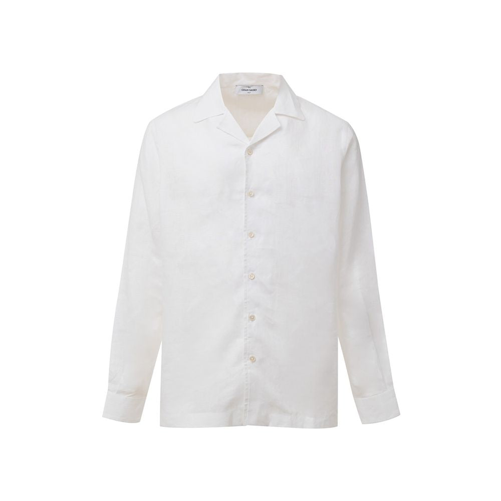 Gran Sasso White Linen Shirt Gran Sasso