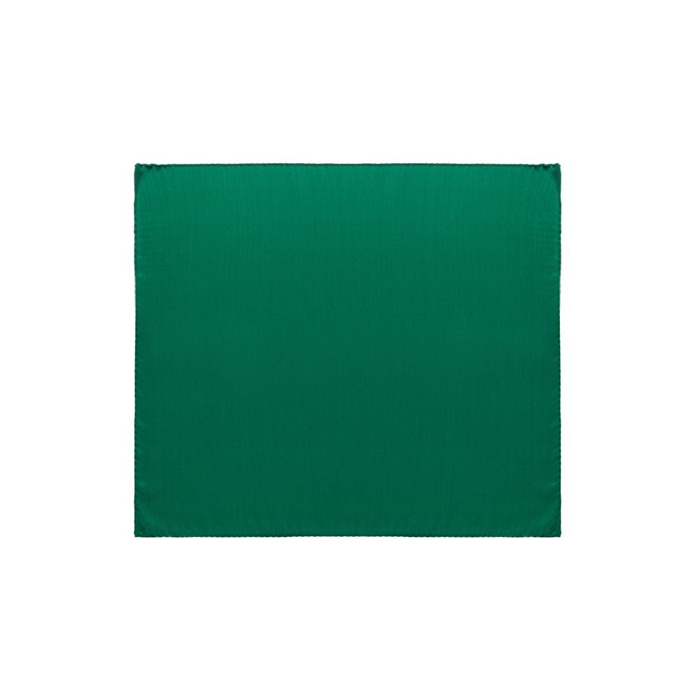 Dolce & Gabbana Green Silk Pocket Square Dolce & Gabbana