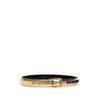 Dolce & Gabbana Gold Leather Belt Dolce & Gabbana
