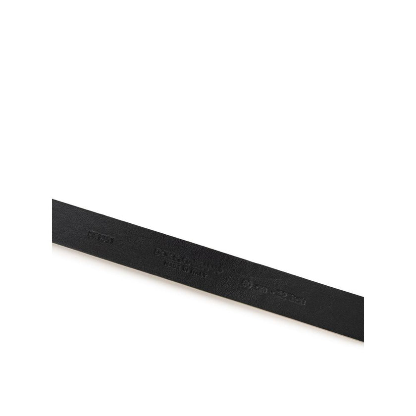 Dolce & Gabbana Gold Leather Regular Belt Dolce & Gabbana