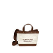 Tom Ford Beige Cotton Tote Bag Tom Ford