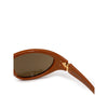 Bottega Veneta Brown Acetate Sunglass Bottega Veneta