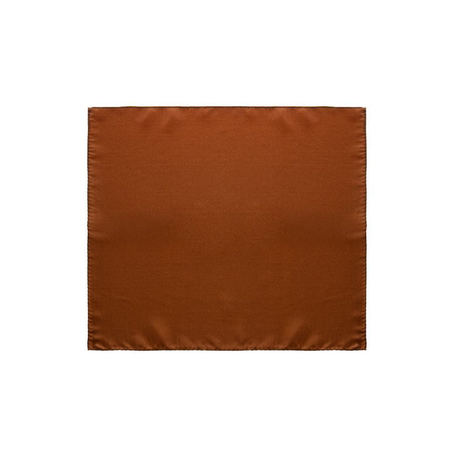 Dolce & Gabbana Brown Silk Pocket Square Dolce & Gabbana