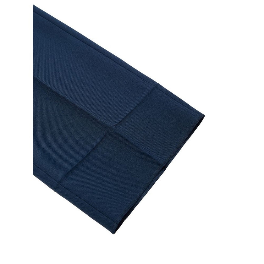 Gucci Blue Cotton Casual Pants Gucci