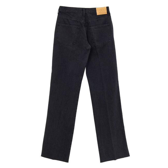 Gucci Black Cotton Jeans Denim Gucci