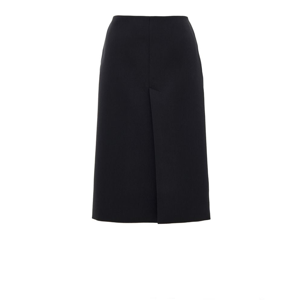Gucci Black Wool Skirt Gucci