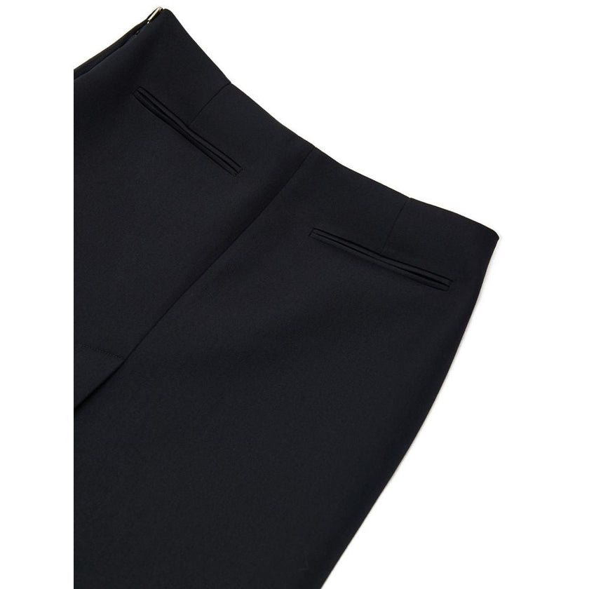 Gucci Black Wool Midi Skirt Gucci