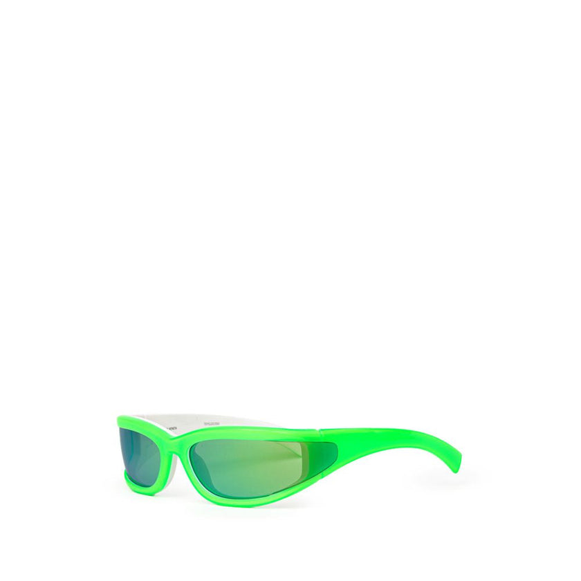 Bottega Veneta Green Acetate Sunglasses Bottega Veneta