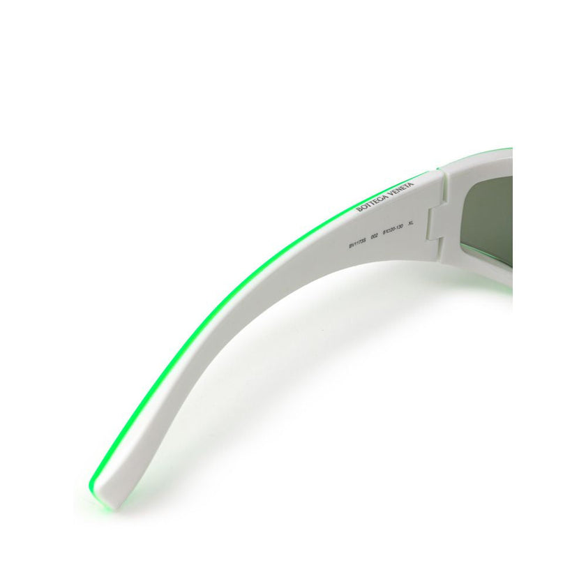 Bottega Veneta Green Acetate Sunglasses Bottega Veneta