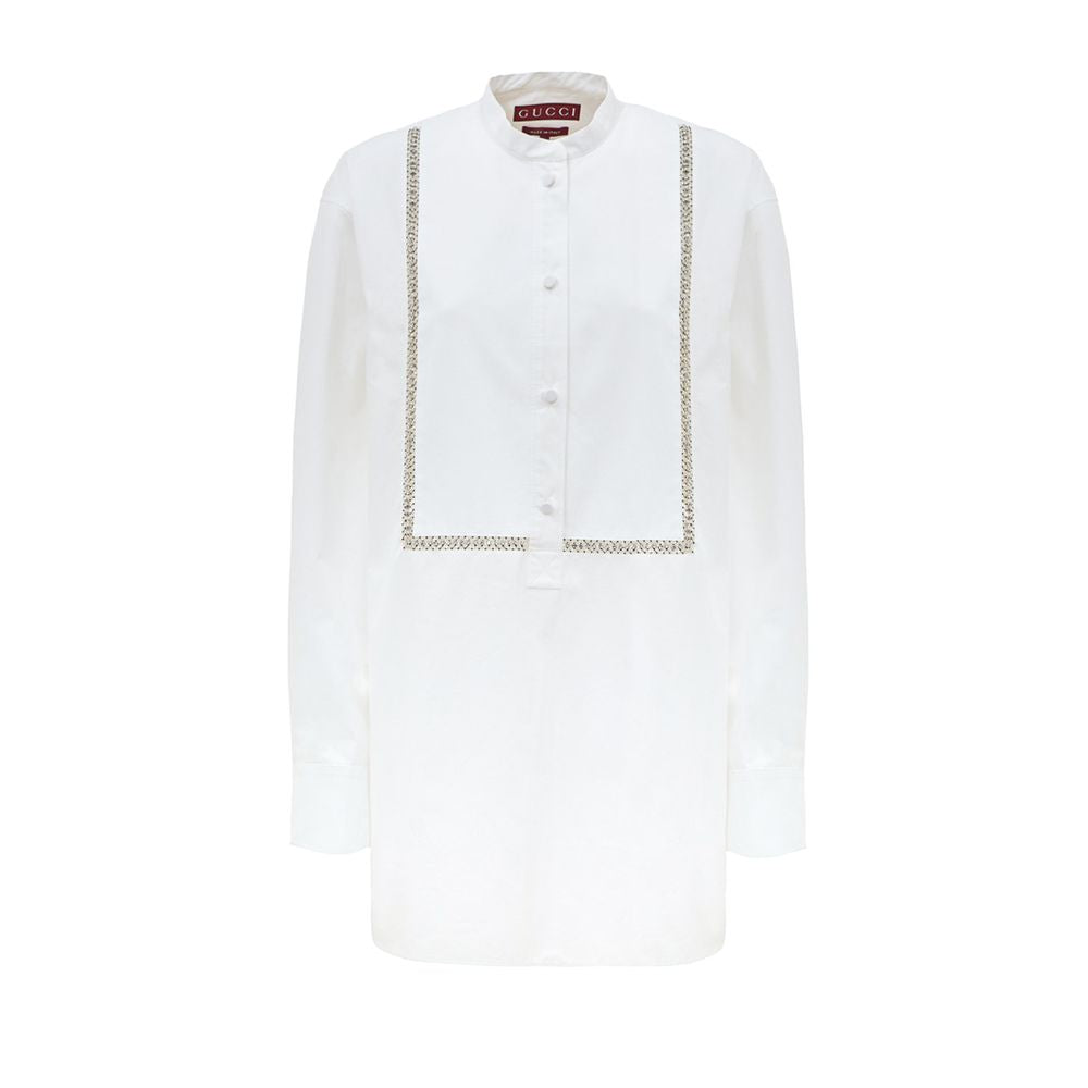 Gucci White Cotton Shirt Gucci