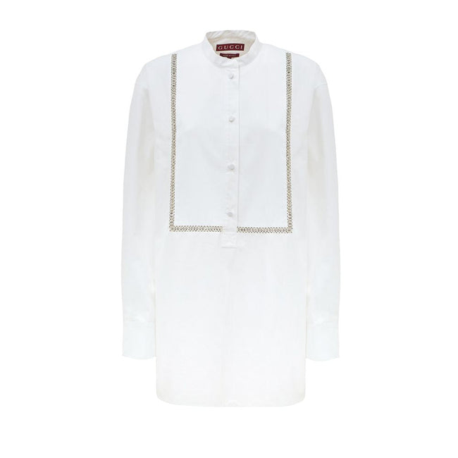 Gucci White Cotton Shirt Gucci