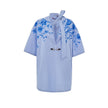 Gucci Blue Cotton Shirt Gucci