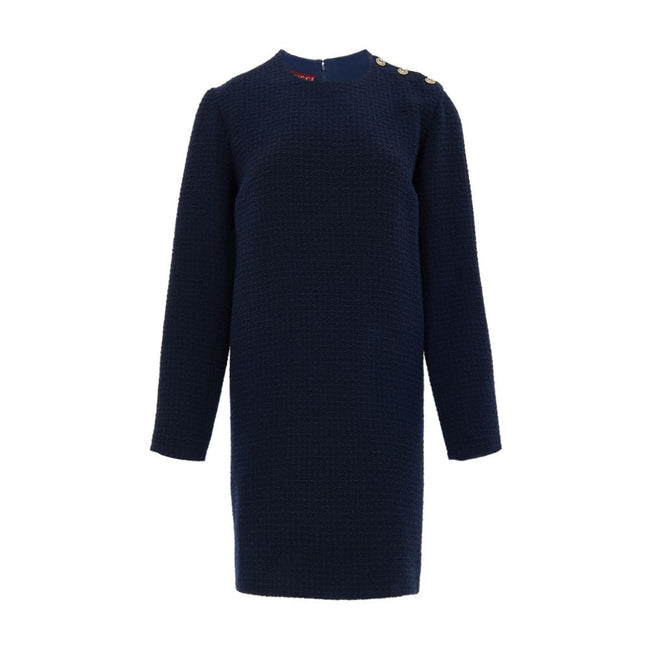 Gucci Navy Blue Wool Short Gucci