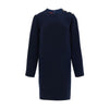 Gucci Navy Blue Wool Short Gucci