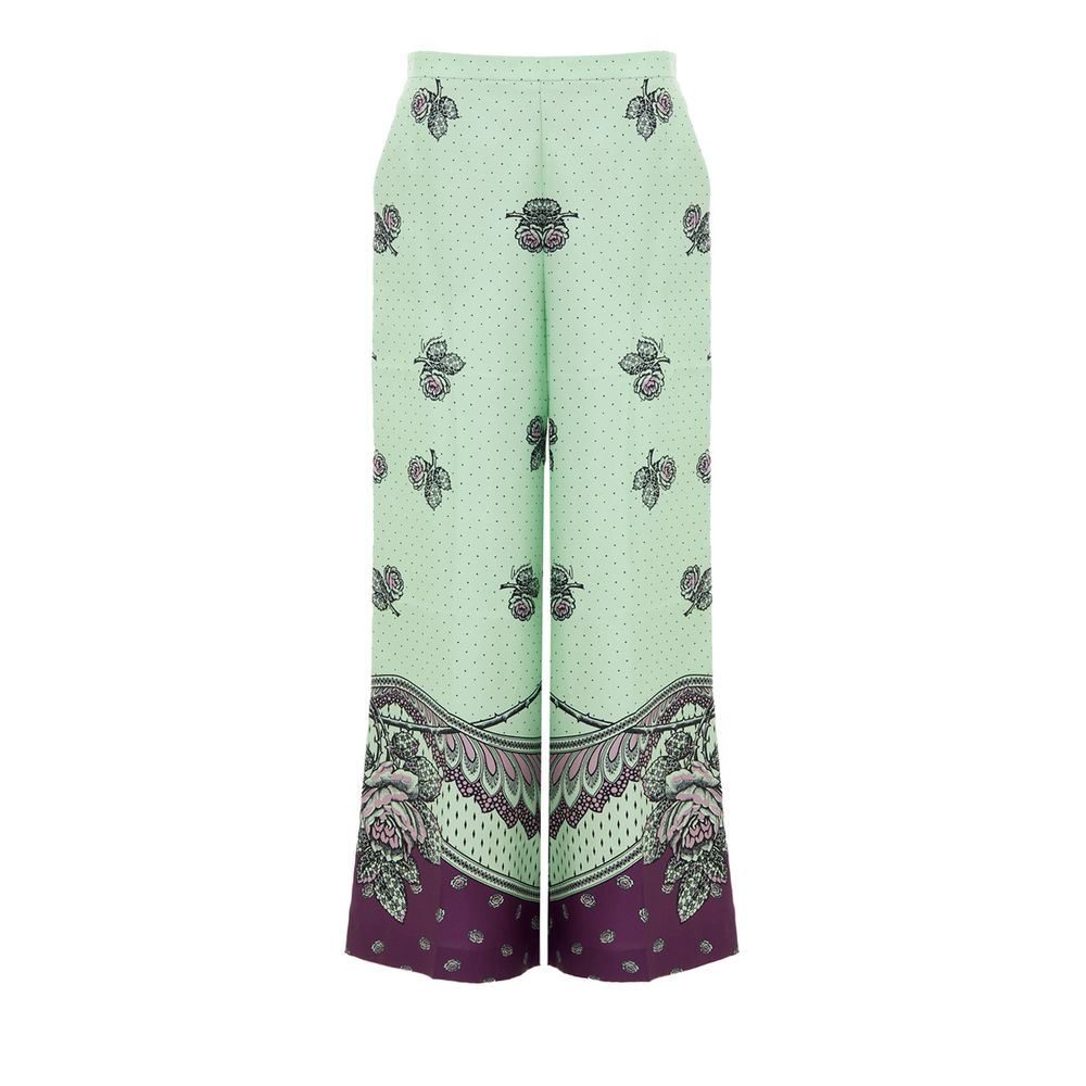 Gucci Green Silk Pant Gucci